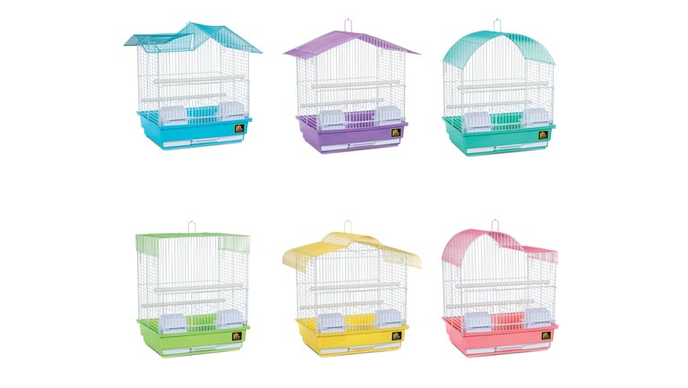 6 different cages for birds